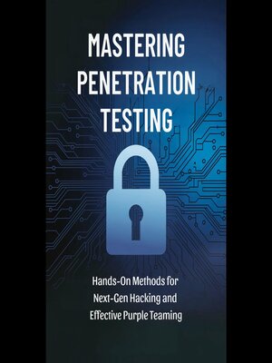 cover image of Mastering Penetration Testing